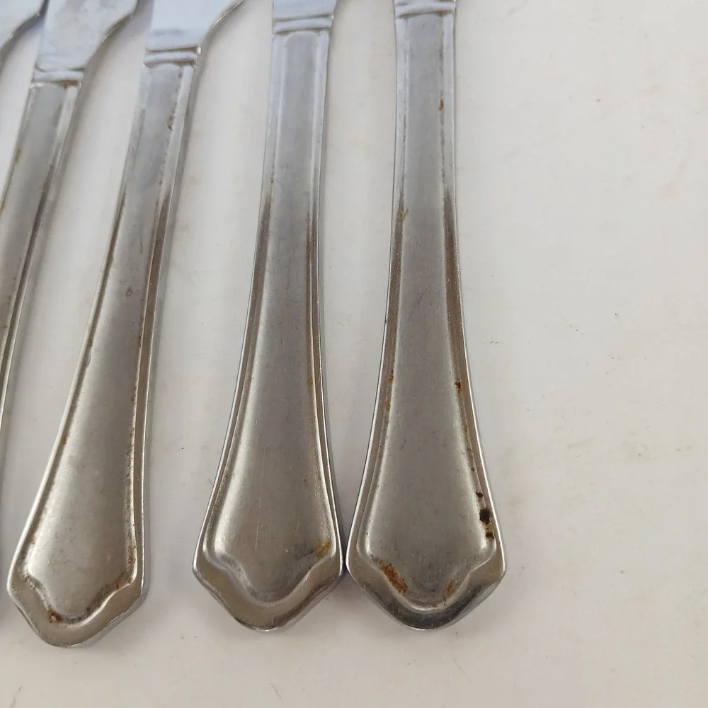 Lot Of 17 Pfaltzgraff Capri Frost 18/0 Mixed Flatware Piece Lot See Description